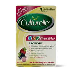 I-Health Inc Culturelle Probiotic Capsules - Immunity Probiotic, Culturelle, Kids Chewable Tablet, 30/Box - 49100-0400-15