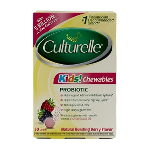 I-Health Inc Culturelle Probiotic Capsules - Immunity Probiotic, Culturelle, Kids Chewable Tablet, 30/Box - 49100-0400-15