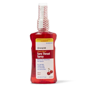 Major Pharmaceutical Sore Throat Spray - Sore Throat Spray, Cherry, 6 oz. - 00904-6305-21