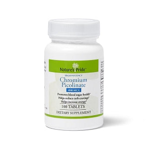 Natures Products Inc Chromium Picolinate Tablets - Chromium Picolinate Table, 1000 mcg, 100/Bottle - 745617201302