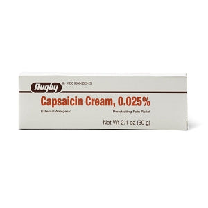 Rugby Capsaicin Cream - Capsaicin 0.025% Cream, 60 g Tube - 00536-2525-25