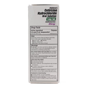 Perrigo Cetirizine Syrup - Allergy Relief, Cetirizine, 1 mg / mL, 4 oz. Syrup. - 45802-0974-26