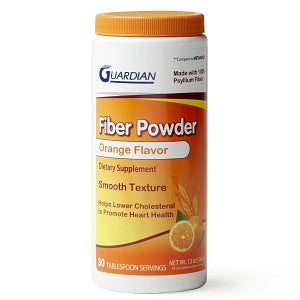 Guardian Drug Company Fiber Powder - Psyllium Fiber Powder, Orange, 13 oz. - 053041403309