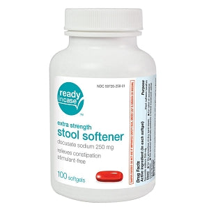 Pl Developments Docusate Sodium Stool Softener - Docusate Sodium Stool Softener, 250 mg, 100 Softgels - 59726-0258-01