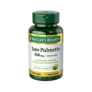 Nature's Bounty Saw Palmetto - Saw Palmetto Capsule, 450 mg, 100/Bottle - 74312-0441-91