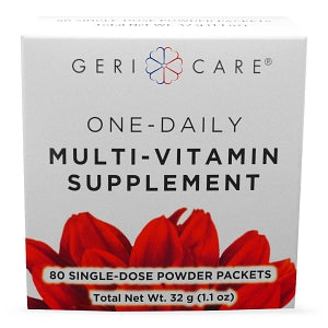 Geri-Care Pharmaceuticals Multivitamin Powder Packets - Multivitamin Supplement Powder Packet, 80 Single-Dose Packets / Box - 357896505080