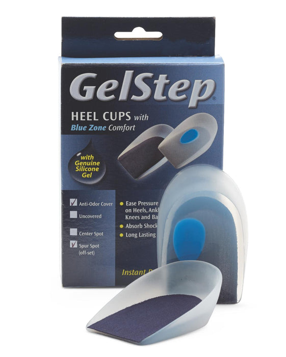 GelStep Heel Cups with Soft Spur Spot