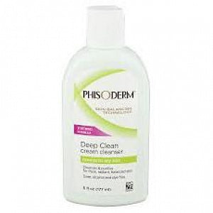 Mentholatum Company Phisoderm Deep Clean Cream Cleanser - Phisoderm Deep Clean Cream Cleanser for Normal to Dry Skin, 6 oz. Bottle - 5210