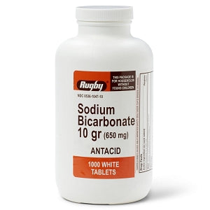 Major Pharmaceutical Sodium Bicarbonate Tablets - Sodium Bicarbonate, 650 mg Tablet, 1, 000/Bottle - 00536-1047-10