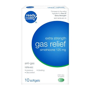 PL Developments Gas Relief Extra Strength Softgels - Simethicone, 125 mg Softgel, 10/Box - 59726-0487-10