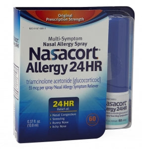 Chattem Inc Nasacort Allergy 24HR Nasal Spray - Nasacort Allergy 24Hr Nasal Spray, 60 Sprays - 41167-5800-03