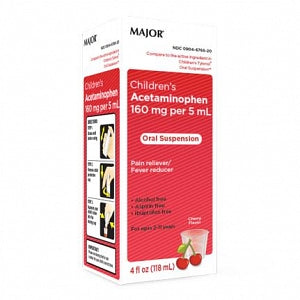 Geiss, Destin & Dunn Infant's Pain and Fever Oral Suspension - Children's Aspirin-Free Acetaminophen, 160 mg/5 mL Oral Suspension, Cherry, 4 oz. - 00904-6766-20