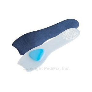 Pedifix Inc GelStep Dress Shoe Insoles with Low Metatarsal Pad - INSOLE THN GELSTP W/WIDE MET PAD COVR L - 7031SC