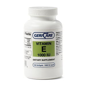 Geri-Care Pharmaceuticals Vitamin E Softgels - Vitamin E Softgel, 1, 000 IU, 100/Bottle - 57896-0753-01