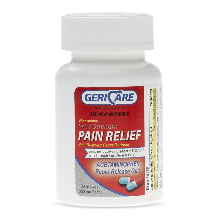 Acetaminophen Extra Strength Rapid Release Gelcaps