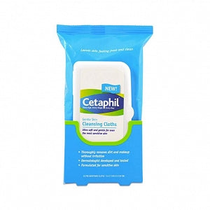 Galderma Laboratories Cetaphil Gentle Cleansing Cloths - CETAPHIL GENTLE CLEANSING CLOTH 25/PK - 3-02993-93405-9