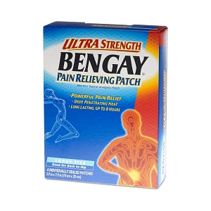 Johnson & Johnson Bengay Patches - Ultra Pain Relief, Bengay Patches, Large - 74300-0081-49