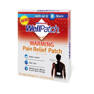 Mentholatum WellPatch Warming Pain Relief Patch - WellPatch Warming Pain Relief Heat Pads - 9843