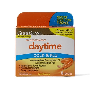 Geiss, Destin & Dunn Daytime Cold / Flu Liquid Capsules - DAYTIME COLD & FLU MULTISYMPTOM SG 8/BX - 00113-0994-51