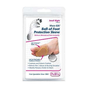 PediFix Visco-GEL Ball-of-Foot Protection Sleeve - VISCOGEL BALL OF FT PROTECT SLV SM R 1EA - P1225-SR