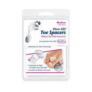 Pedifix Inc Visco-GEL Toe Spacers - VISCO-GEL TOE SPACERS MEDIUM, 2/PK - P28-M