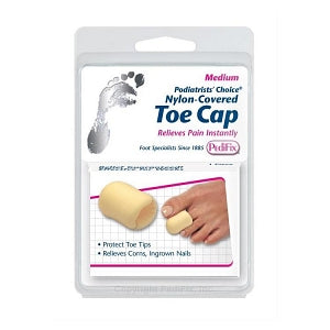 Pedifix Inc Nylon Covered Toe Caps - NYLON-COVERED TOE CAP, MED 1/EA - P34-M