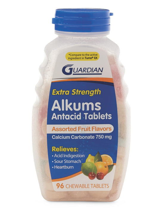 Flavored Extra Strength Antacid Tablets