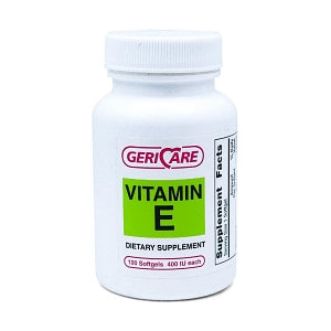 Geri-Care Pharmaceuticals Vitamin E Softgels - Vitamin E Softgel, 180 mg, 100/Bottle - 57896-0752-01