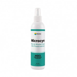 Sonoma Pharmaceuticals Microcyn Skin and Wound Cleansers - Microcyn Professional Skin and Wound Care with Preservatives, Spray Bottle, 8 oz. - 84507-12