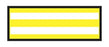 Aspen Surgical ColorTrack Instrument ID Sheet Tapes - Instrument I. D. Tape, 1/4" Sheet, Yellow Stripe - 154005EEA