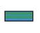 Aspen Surgical ColorTrack Stripe Instrument ID Sheet Tapes - Instrument I. D. Tape, Blue and Green Stripes - 156003EEA