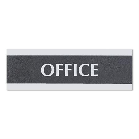 Centruy Series Office Signs 9"W x 3"H Office