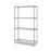 One Box Wire Shelving 4-Shelf Unit 18"D x 72"H 48"W