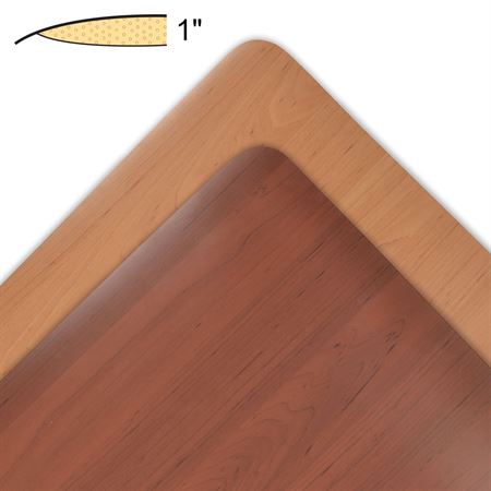 Sof-Tyle Woodgrain Mat 1" Thick 3' x 5' - Cherry