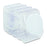 Pacon Interlocking Plastic Storage Container with Lid - Interlocking Storage Container with Lid, Clear Plastic - 27660