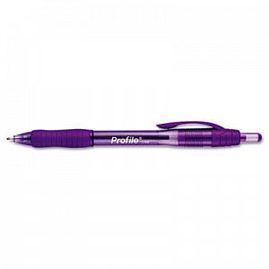 Sanford Paper Mate Profile Ballpoint Retractable Pen - 1.4 mm Bold Point Profile Retractable Ballpoint Pens, Purple - 35830