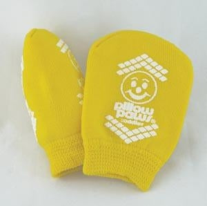 Principle Business Enterprises Pillow Paws Double-Imprint Terries Slipper Socks - Pillow Paws Double Imprint Terries Slipper Socks, Toddler 4-7.5, Yellow - 1093-001