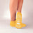 Principle Business Yellow Single Imprint Terries Slipper Socks - Single Imprint Slipper, Yellow, Size 2XL - 3902