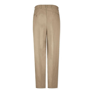 VF Imagewear Men's Cotton Work Pants - Men's Wrinkle-Resistant 100% Cotton Work Pants, Khaki, 28" x 36" Unhemmed - PC20KH28X36U