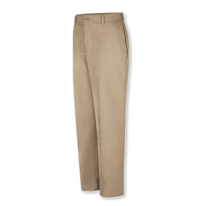 VF Imagewear Men's Cotton Work Pants - Men's Wrinkle-Resistant 100% Cotton Work Pants, Khaki, 28" x 36" Unhemmed - PC20KH28X36U