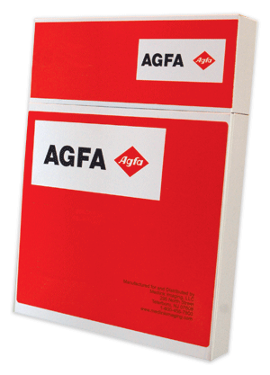 Agfa Radiomat X-Ray Film Available In Both High Contrast And Latitude Curve Shapes, And Achieve Optimum Quality Performance When Used With Green Emitting Rare Â€“ Earth Screens 100/Box