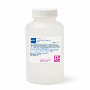 Medline Sterile Saline Solutions - Sterile Saline Solution, 250 mL, Bottle - PCS1650