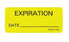 PDC Healthcare Expiration Labels - Expiration Date Label, Fluorescent Red - MV02FR6324