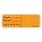 PDC Healthcare Permanent Paper Label - Start Date and Change Date Label, Fluorescent Orange, 2-15/16" x 1" - MV06FO2941P