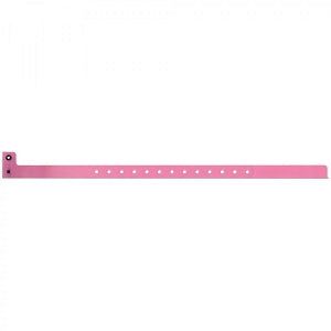 PDC Healthcare ID Wristbands - I. D. Wristband, Super Narrow, Pink - 420P-12-4140