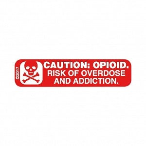 PDC Healthcare Opioid Risk of Overdose Warning Label - LABEL, WARNING, OPIOID RISK OF OVERDOSE, RD - 1-1197