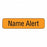 PDC Healthcare Name Alert Labels - Name Alert Label, Fluorescent Orange, 1-1/4" x 5/16", 760/Roll - MV01FO0047