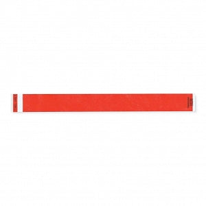 PDC Healthcare Paper Bracelet Identification Bands - Short Stay Patient Identification Wristband, Tabless, Red - 3010-16-PDR