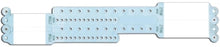 PDC Healthcare Veri-Color Insert Wristbands - Speedi-Print Imprinter Tri-Band ID Band, White - 320S-11-PDK