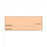 First Healthcare Prod Spine ID Insert Cards - Spine ID Insert Card, 5" x 1", Peach - 4266P-07